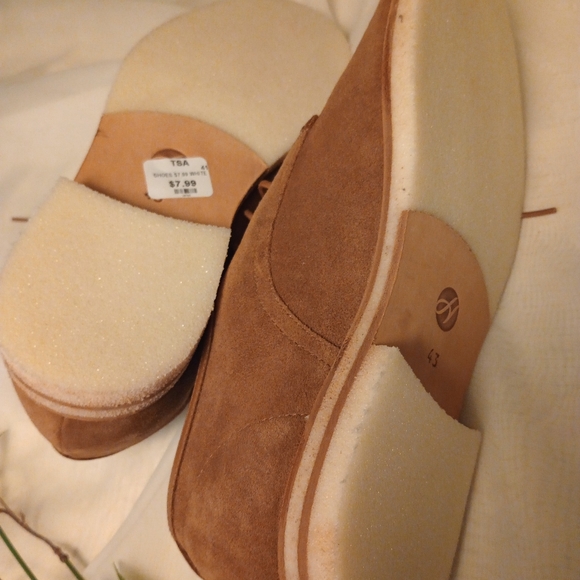 Hudson London Andover Suede Lace Up Shoes Size 8 US - Picture 5 of 6